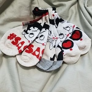Betty boop ankle socks